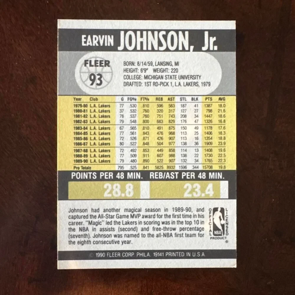 fleer vintage 1990